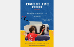 Tournoi des jeunes pousses du 14 décembre 2025