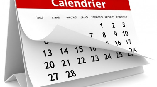 Calendrier des moments de convivialité