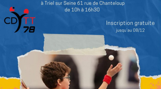 Tournoi des jeunes pousses du 14 décembre 2025
